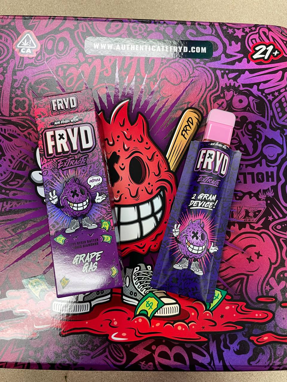 fryd extracts blue gummy shark, Guava Gelato FRYD