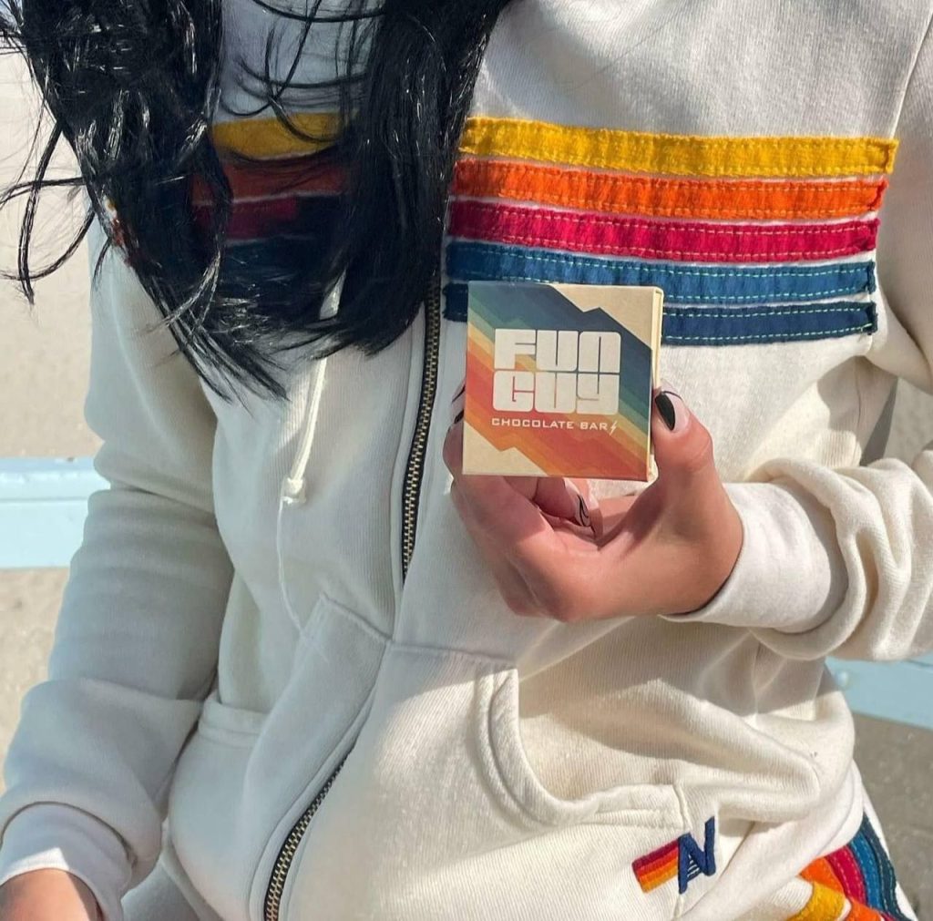 A variety of FunGuy Mushroom Chocolate bars